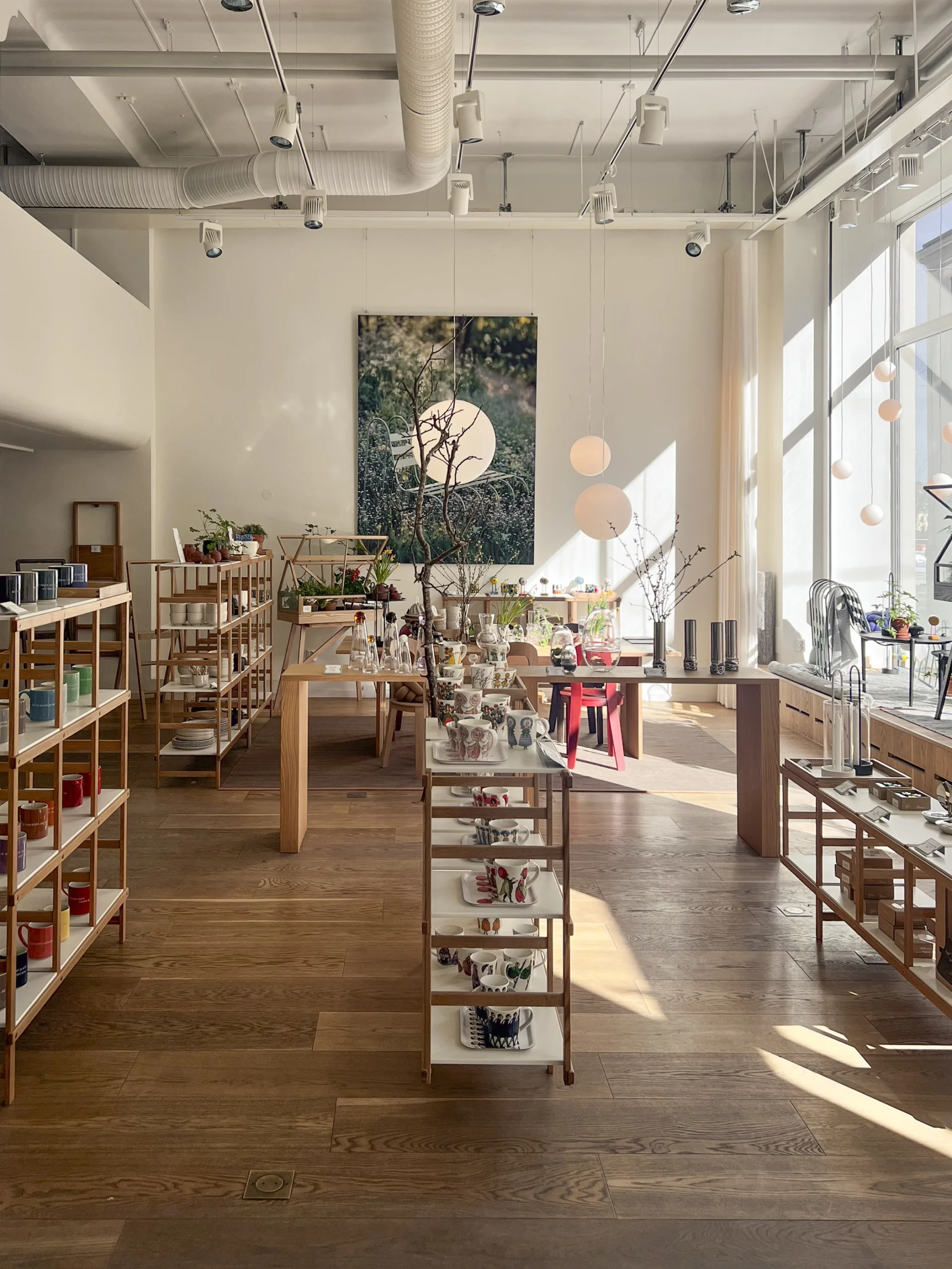 Butiksmiljö skapad av ATELIE för Design House Stockholm